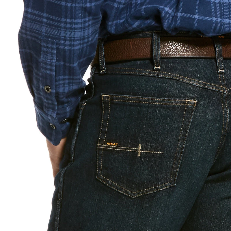 'Ariat' Men's Rebar M4 Low Rise Stackable Straight Leg - Blackstone 'Ariat' Men's Rebar M4 Low Rise Stackable Straight Leg - Blackstone -Outdoor Apparel Shop