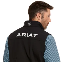 'Ariat' Men's Logo 2.0 Softshell Vest - Black 2 'Ariat' Men's Logo 2.0 Softshell Vest - Black -Outdoor Apparel Shop 10028321 detail01 1024x1024@2x
