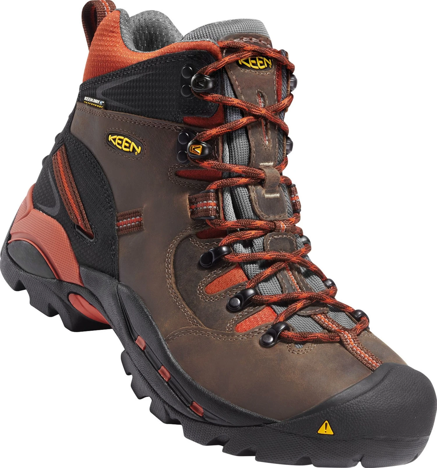 'Keen Utility' Men's 6" Pittsburgh Soft Toe - Brown / Orange 'Keen Utility' Men's 6" Pittsburgh Soft Toe - Brown / Orange -Outdoor Apparel Shop