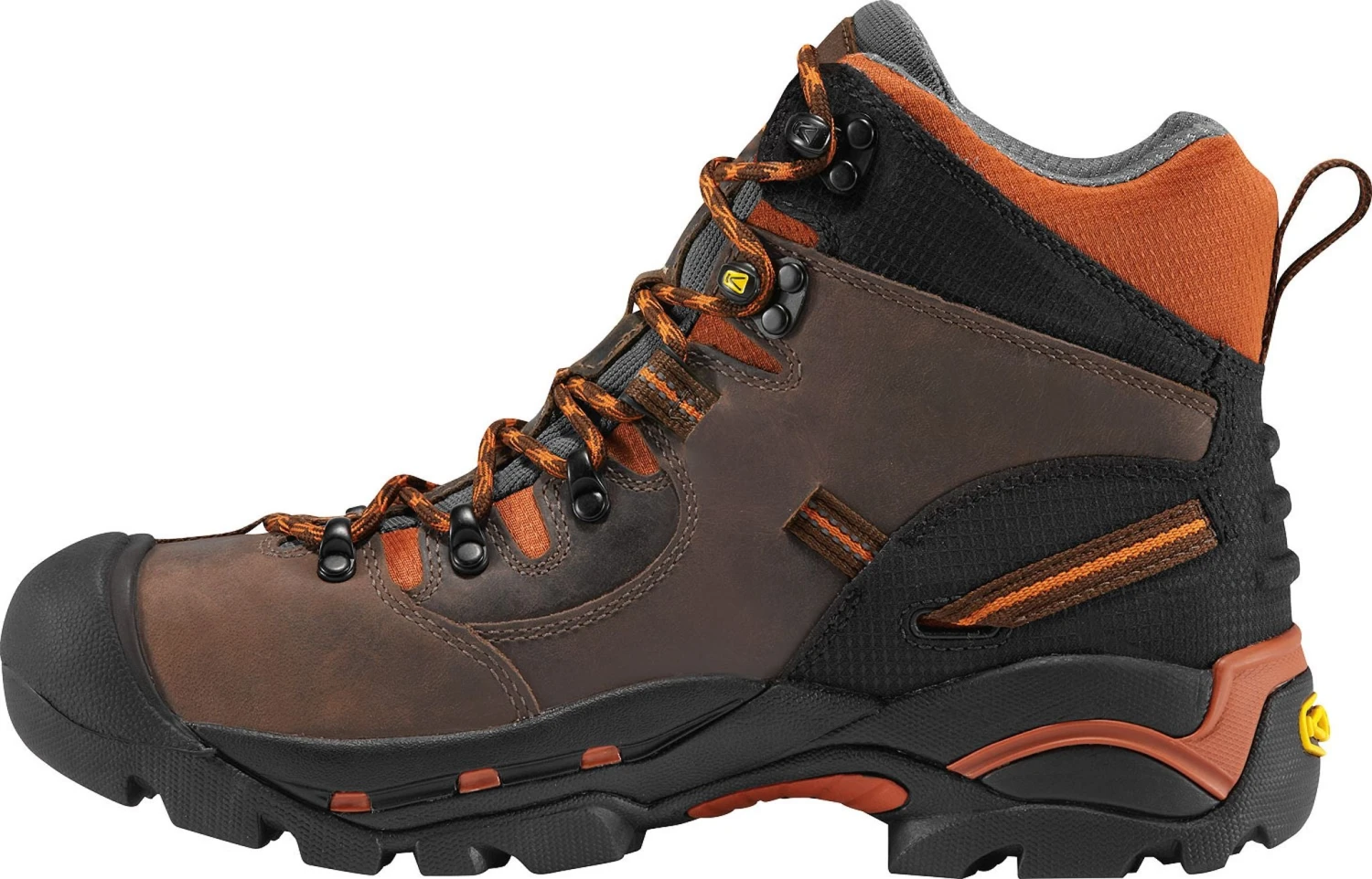 'Keen Utility' Men's 6" Pittsburgh Soft Toe - Brown / Orange 'Keen Utility' Men's 6" Pittsburgh Soft Toe - Brown / Orange -Outdoor Apparel Shop