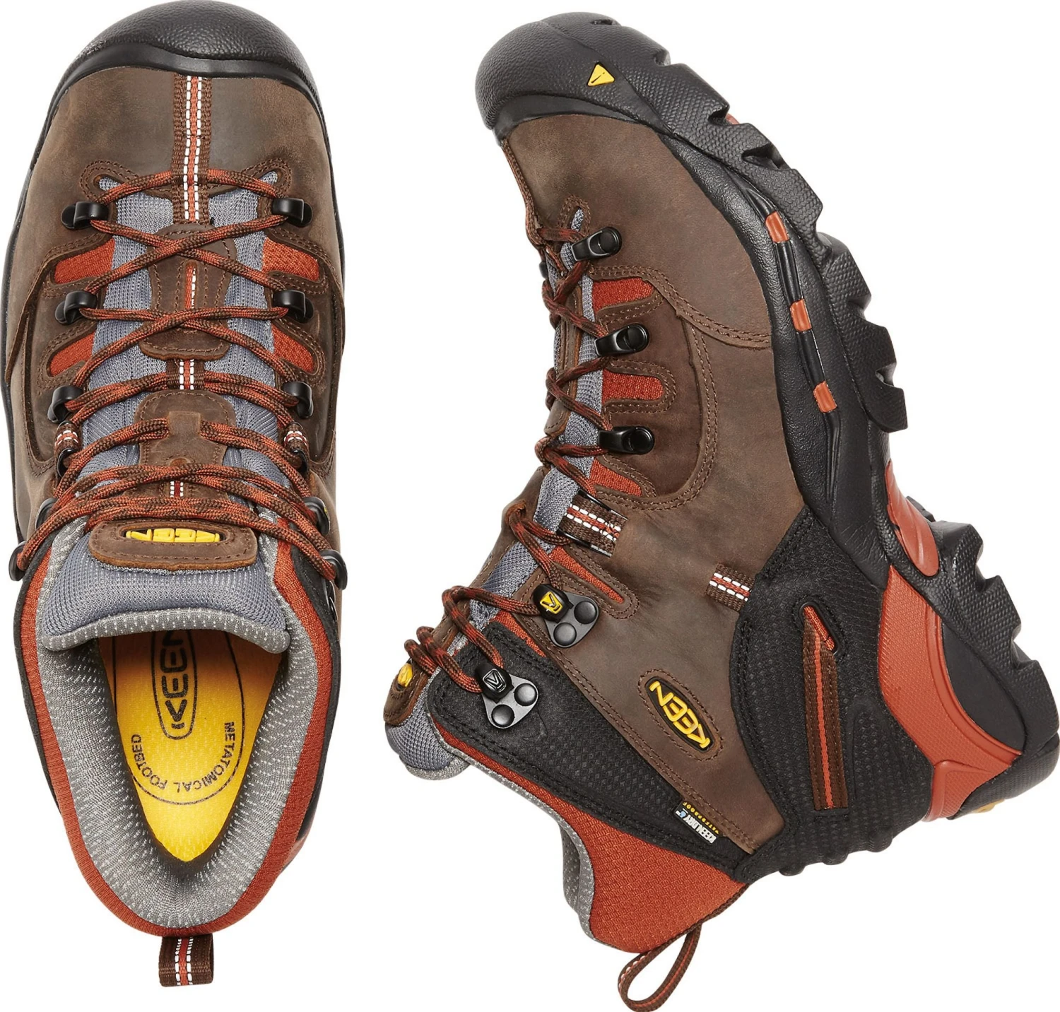 'Keen Utility' Men's 6" Pittsburgh Soft Toe - Brown / Orange 'Keen Utility' Men's 6" Pittsburgh Soft Toe - Brown / Orange -Outdoor Apparel Shop