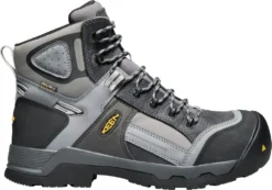 'Keen Utility' Men's 6" Davenport 400GR SR WP Comp Toe - Magnet / Steel Grey