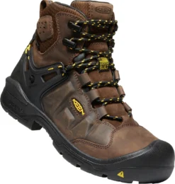 'Keen Utility' Men's 6" Dover WP EH Comp Toe - Dark Earth / Black -Outdoor Apparel Shop 1021467 3Q large 1024x1024@2x