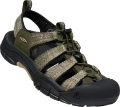 'Keen Outdoor' Men's Newport H2 Sandal - Forest Night / Black -Outdoor Apparel Shop 1022250 FLR large 1024x1024@2x