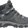 'Keen Outdoor' Women's Steens WP Leather Mid Hiker - Steel Grey / Ocean Wave