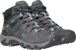 'Keen Outdoor' Women's Steens WP Leather Mid Hiker - Steel Grey / Ocean Wave -Outdoor Apparel Shop 1022332 PLA large 1024x1024@2x