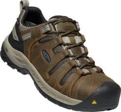 'Keen' Men's Flint II EH WP Steel Toe - Cascade Brown / Orion Blue -Outdoor Apparel Shop 1023236 3Q large 1024x1024@2x