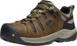 'Keen' Men's Flint II EH WP Steel Toe - Cascade Brown / Orion Blue -Outdoor Apparel Shop 1023236 F3Q large 1024x1024@2x
