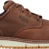 'Keen Utility' Men's San Jose Oxford EH Aluminum Toe - Gingerbread / Off White
