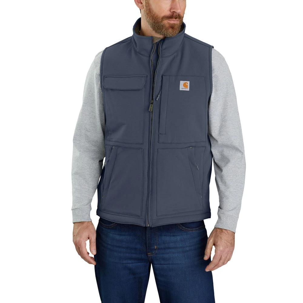 'Carhartt' Men's Super Dux™ Relaxed Fit Sherpa Lined Vest - Bluestone 'Carhartt' Men's Super Dux™ Relaxed Fit Sherpa Lined Vest - Bluestone -Outdoor Apparel Shop