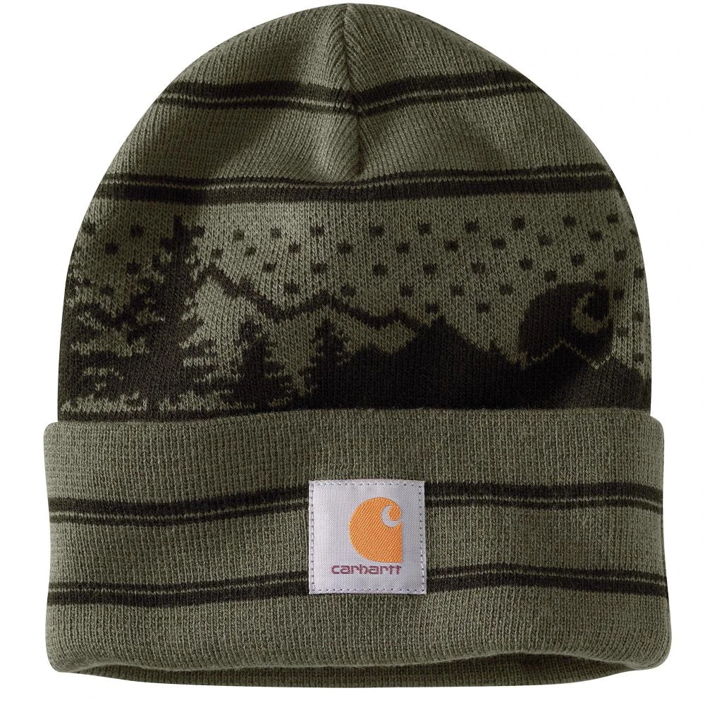 'Carhartt' Knit Outdoor Beanie - Basil 'Carhartt' Knit Outdoor Beanie - Basil -Outdoor Apparel Shop
