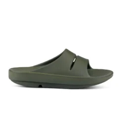 'OOFOS' Unisex OOahh Slide Sandal - Forest Green