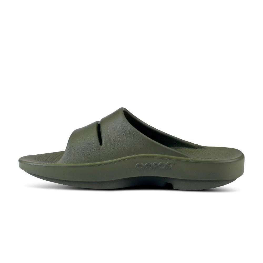 'OOFOS' Unisex OOahh Slide Sandal - Forest Green 'OOFOS' Unisex OOahh Slide Sandal - Forest Green -Outdoor Apparel Shop