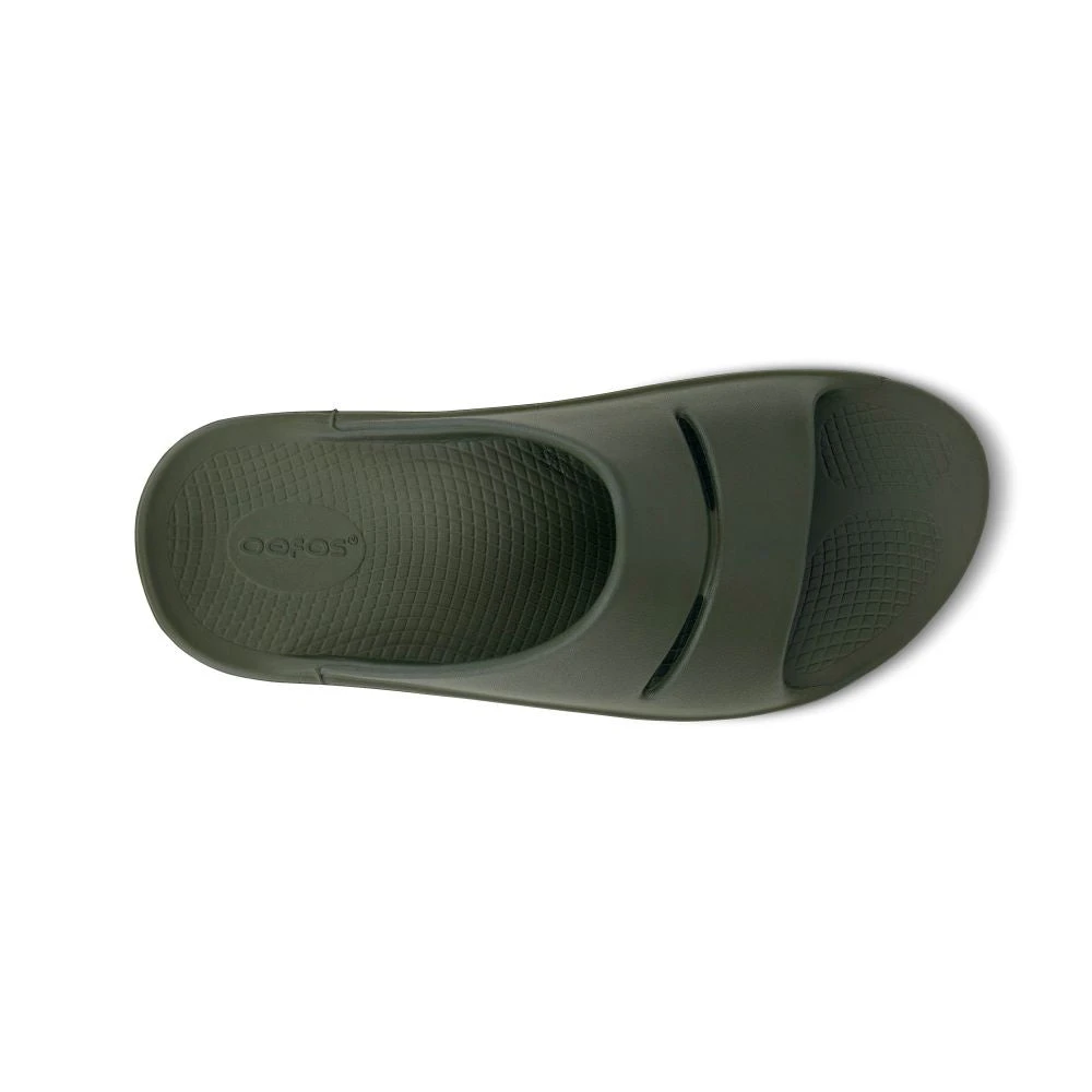 'OOFOS' Unisex OOahh Slide Sandal - Forest Green 'OOFOS' Unisex OOahh Slide Sandal - Forest Green -Outdoor Apparel Shop