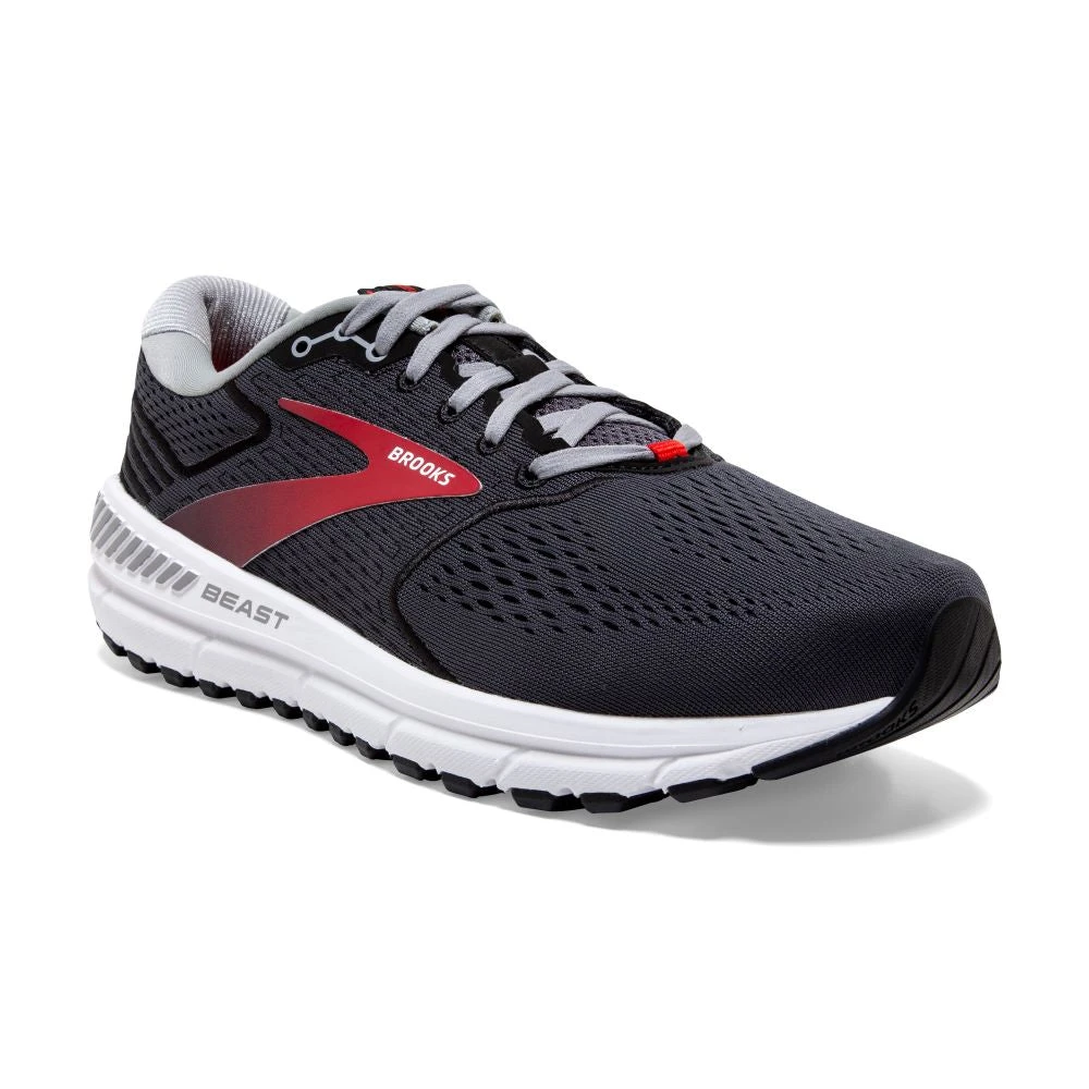 'Brooks' Men's Beast 20 - Pearl / Black / Red 'Brooks' Men's Beast 20 - Pearl / Black / Red -Outdoor Apparel Shop