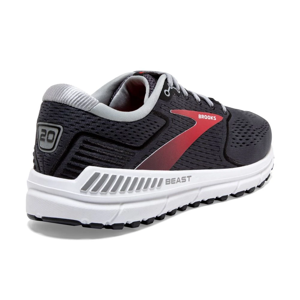'Brooks' Men's Beast 20 - Pearl / Black / Red 'Brooks' Men's Beast 20 - Pearl / Black / Red -Outdoor Apparel Shop