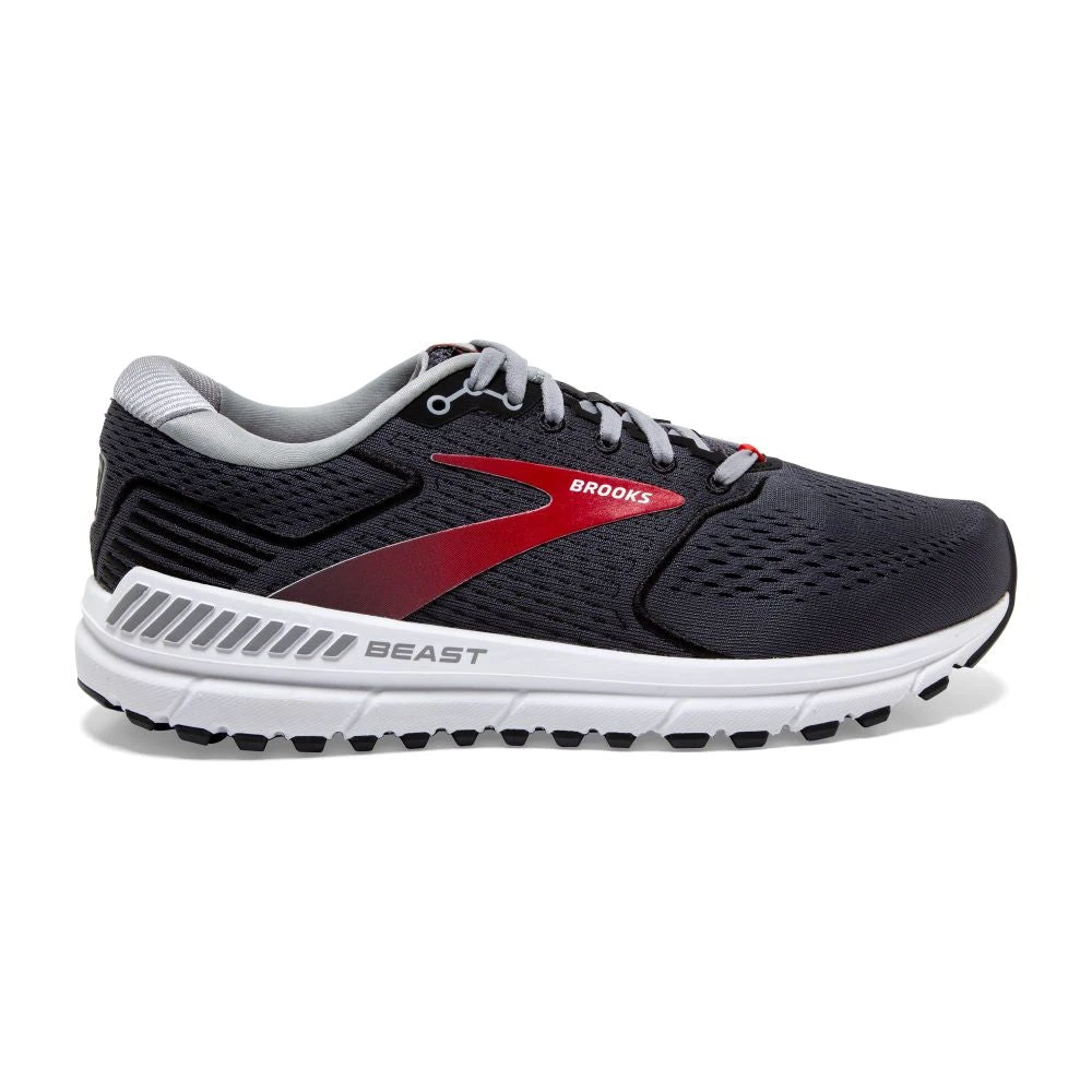 'Brooks' Men's Beast 20 - Pearl / Black / Red 'Brooks' Men's Beast 20 - Pearl / Black / Red -Outdoor Apparel Shop