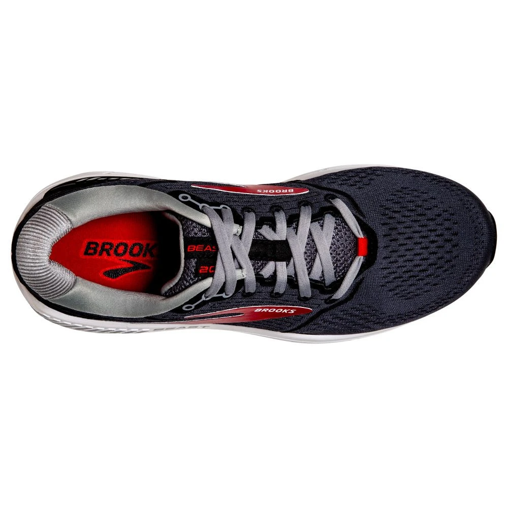 'Brooks' Men's Beast 20 - Pearl / Black / Red 'Brooks' Men's Beast 20 - Pearl / Black / Red -Outdoor Apparel Shop