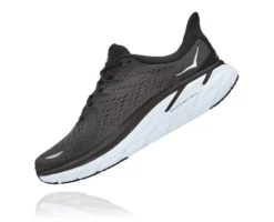 'HOKA' Men's Clifton 8 - Black / White -Outdoor Apparel Shop 1119393 BWHT 4 1024x1024@2x