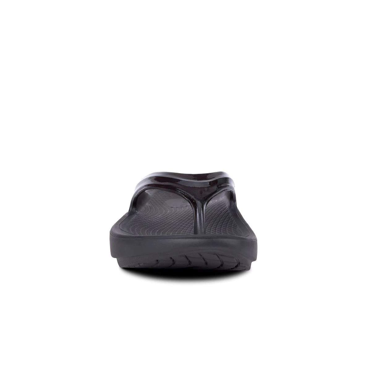 'OOFOS' Women's OOlala Thong - Black Patent 'OOFOS' Women's OOlala Thong - Black Patent -Outdoor Apparel Shop