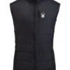 'Spyder' Men's Glissade Hybrid Vest - Black
