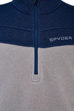 'Spyder' Men's Encore 1/2 Zip Fleece - Alloy Abyss -Outdoor Apparel Shop 191252 055 F 1 1024x1024@2x