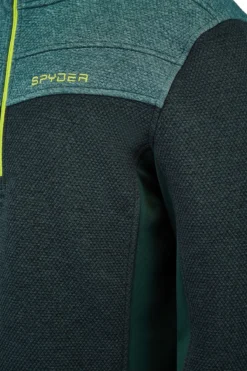 'Spyder' Men's Encore 1/2 Zip Fleece - Forest Ghost -Outdoor Apparel Shop 191252 310 F 1 1024x1024@2x