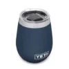 'Yeti' 10 Oz. Rambler Wine Tumbler W/Magslider Lid - Navy