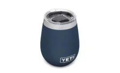 'Yeti' 10 Oz. Rambler Wine Tumbler W/Magslider Lid - Navy