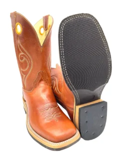 'Hondo' Men's 11" Western Square Toe - Maple Crazy Horse -Outdoor Apparel Shop 26405 1024x1024@2x