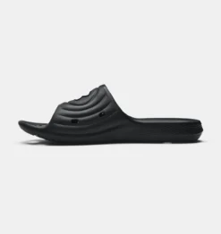 'Under Armour' Men's Locker IV Slide Sandal - Black / Black / White 4 'Under Armour' Men's Locker IV Slide Sandal - Black / Black / White -Outdoor Apparel Shop 3023758 001 A 1024x1024@2x