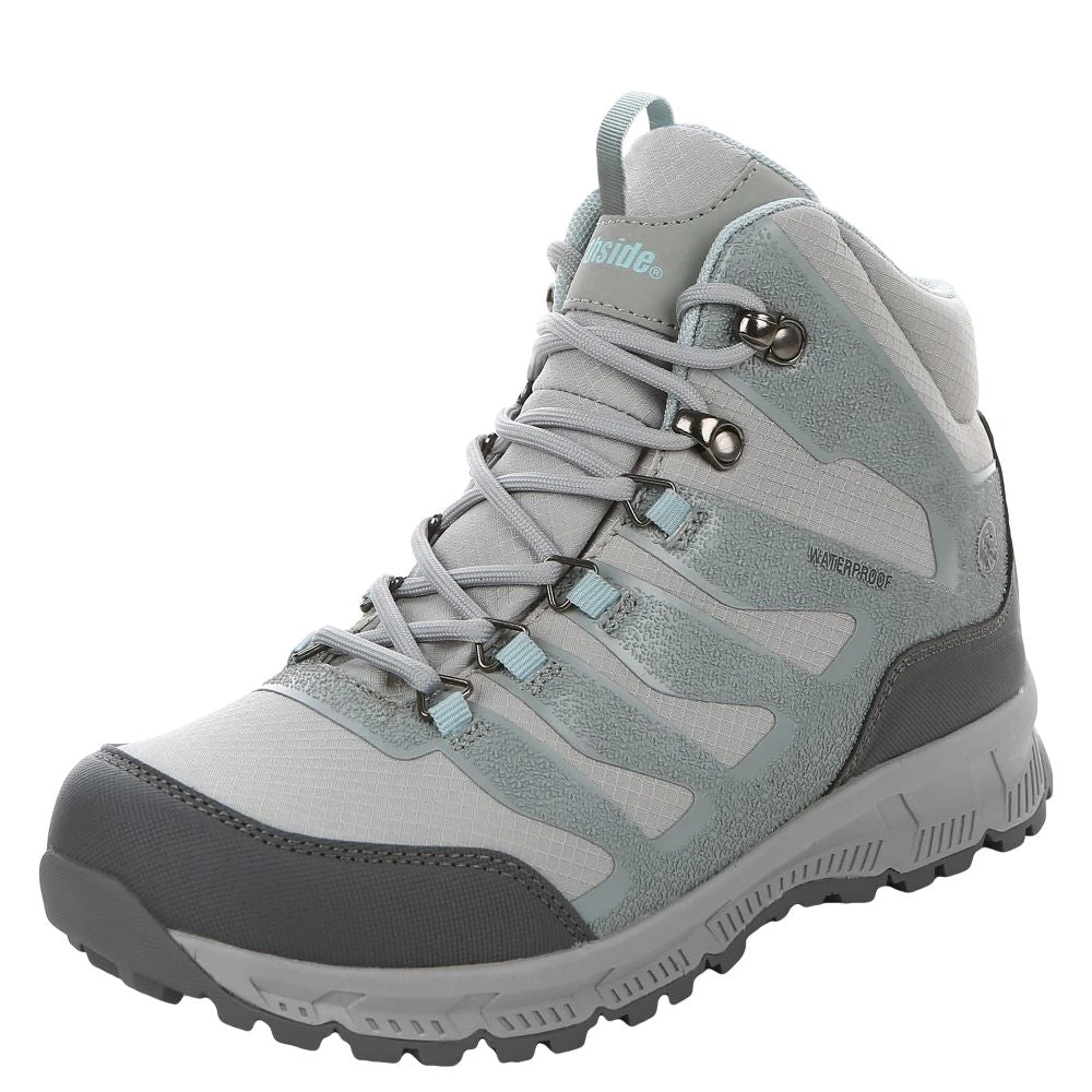 'Northside' Women's Hargrove WP Mid Hiker - Grey / Aqua 'Northside' Women's Hargrove WP Mid Hiker - Grey / Aqua -Outdoor Apparel Shop