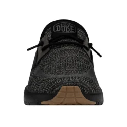 'Hey Dude' Men's Sirocco Sneaker - Black -Outdoor Apparel Shop 40140 0WM SIROCCO BLACKNIGHT RIGHTFRONT 1024x1024@2x