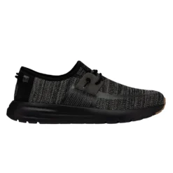 'Hey Dude' Men's Sirocco Sneaker - Black -Outdoor Apparel Shop 40140 0WM SIROCCO BLACKNIGHT RIGHTSIDE 1024x1024@2x