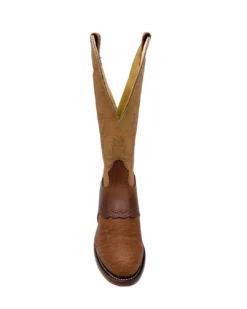 'Boulet' Men's 13" Buckaroo Western Round Toe - Cognac / Butterscotch -Outdoor Apparel Shop 41631 1 1024x1024@2x