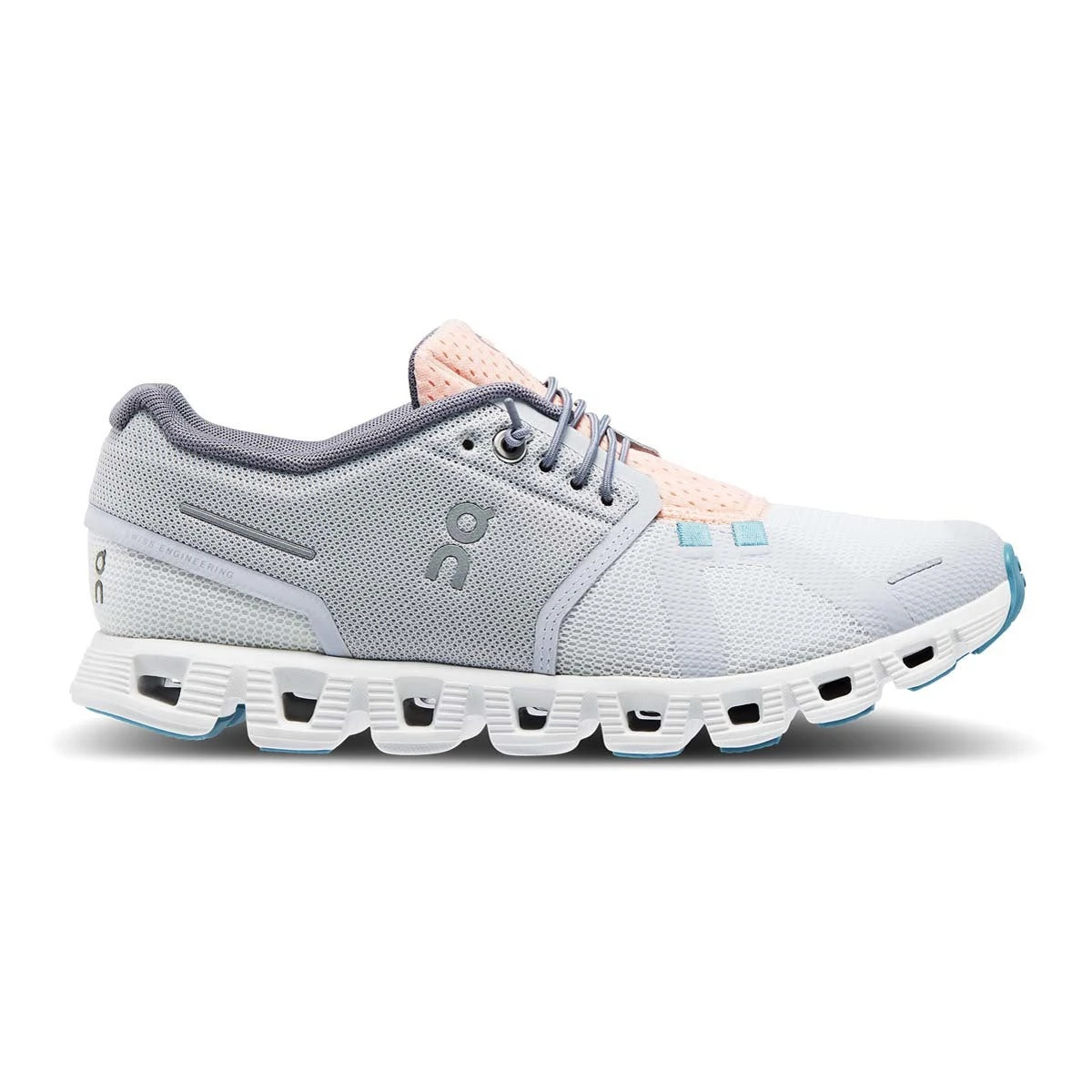 'On Running' Women's Cloud 5 Push - Glacier / Undyed White 'On Running' Women's Cloud 5 Push - Glacier / Undyed White -Outdoor Apparel Shop