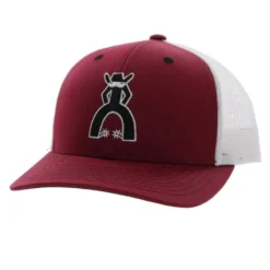 'Hooey' "Punchy" Hat - Maroon / White