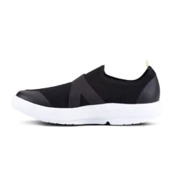 'OOFOS' Men's OOmg Mesh Low Slip On - White / Black -Outdoor Apparel Shop 5080WHTBLK 4 1024x1024@2x