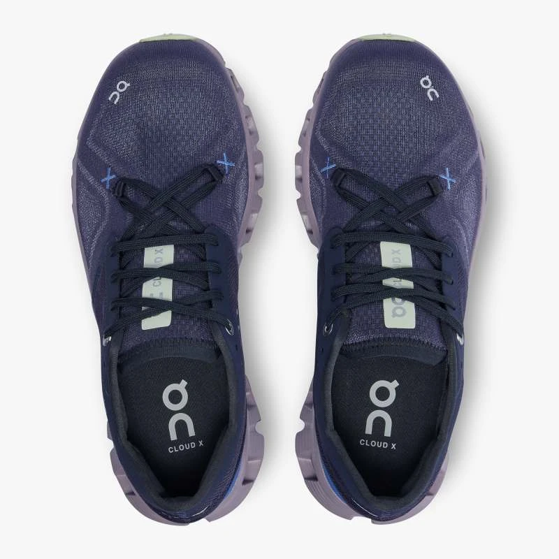 'On Running' Women's Cloud X 3 - Midnight / Heron 'On Running' Women's Cloud X 3 - Midnight / Heron -Outdoor Apparel Shop 60.98689 cloud x 3 fw22 midnight heron w