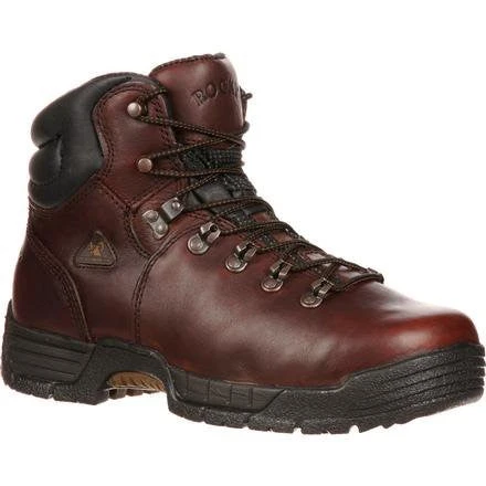 'Rocky' Men's 6" MobiLite WP Steel Toe - Dark Brown 'Rocky' Men's 6" MobiLite WP Steel Toe - Dark Brown -Outdoor Apparel Shop