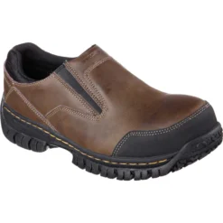 'Skechers' Men's Hartan Steel Toe Slip On - Dark Brown -Outdoor Apparel Shop 63e11b40 3176 420f ae4a e97ca16284e4.ecf3369a2b68581a104a76e4f2d5f40c 1024x1024@2x