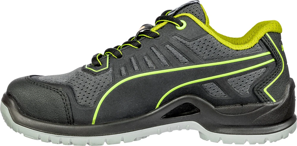 'Puma' Women's Fuse TC Low ESD Steel Toe - Black / Lime Green 'Puma' Women's Fuse TC Low ESD Steel Toe - Black / Lime Green -Outdoor Apparel Shop
