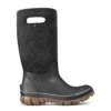 'Bogs' Women's 13" Whiteout Fleck Insulated WP Winter - Black Multi
