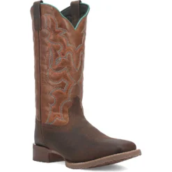 'Laredo' Men's 13" Odie Western Square Toe - Dark Brown -Outdoor Apparel Shop 7961 shdw 1 1024x1024@2x