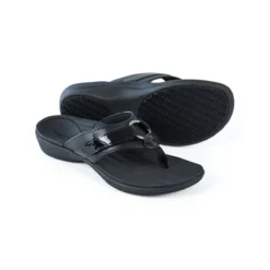 'Powerstep' Women's ArchWear™ Sandal - Black