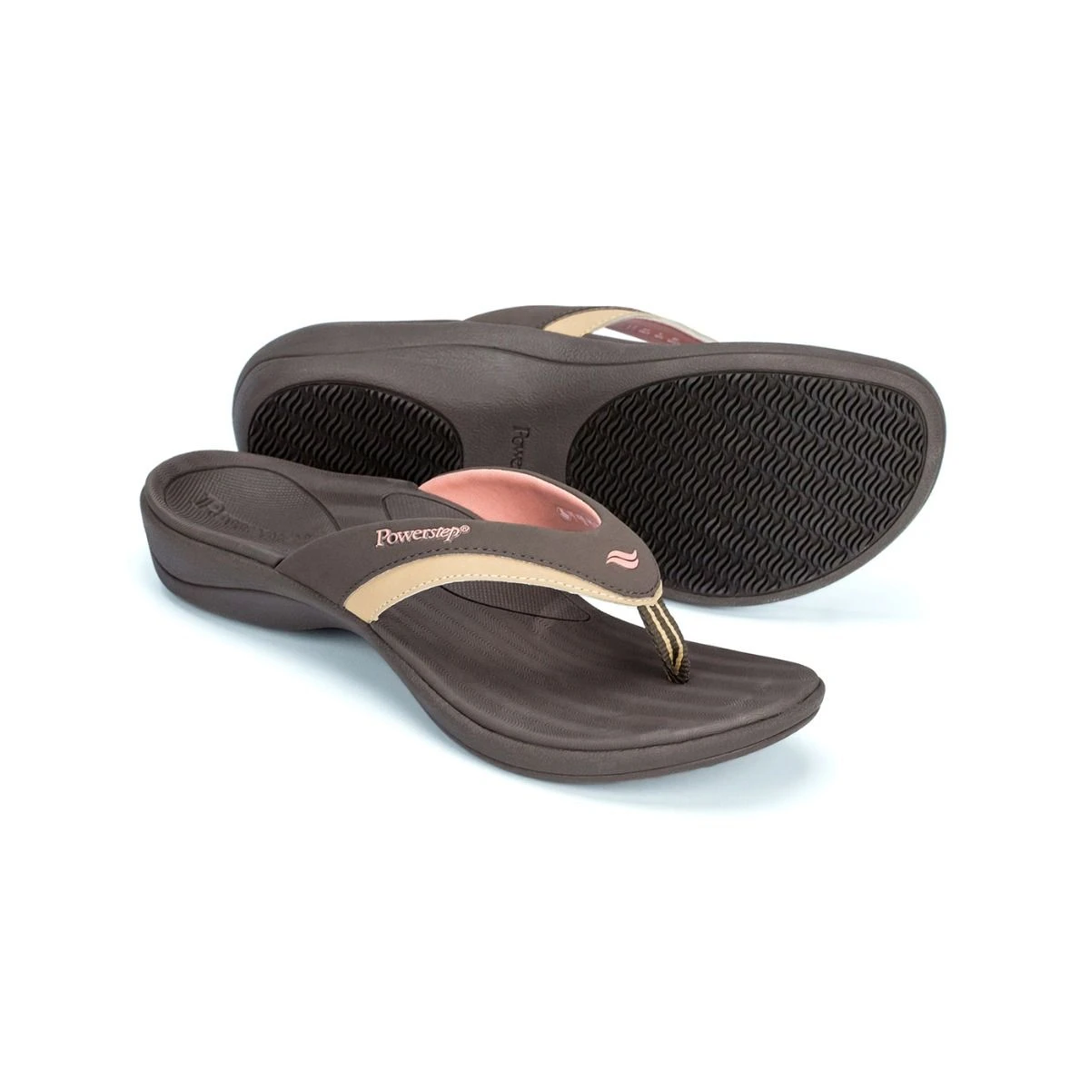 'Powerstep' Women's ArchWear™ Sandal - Brown 'Powerstep' Women's ArchWear™ Sandal - Brown -Outdoor Apparel Shop 8500
