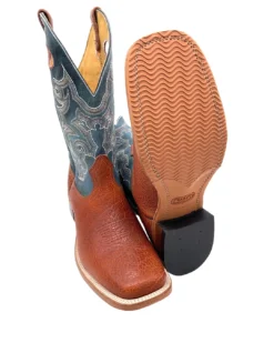 'Boulet' Men's 13" Western Square Toe - Utta Whisky / Puma Turqueza -Outdoor Apparel Shop 92935 1024x1024@2x
