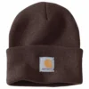'Carhartt' Acrylic Knit Watch Hat - Dark Brown