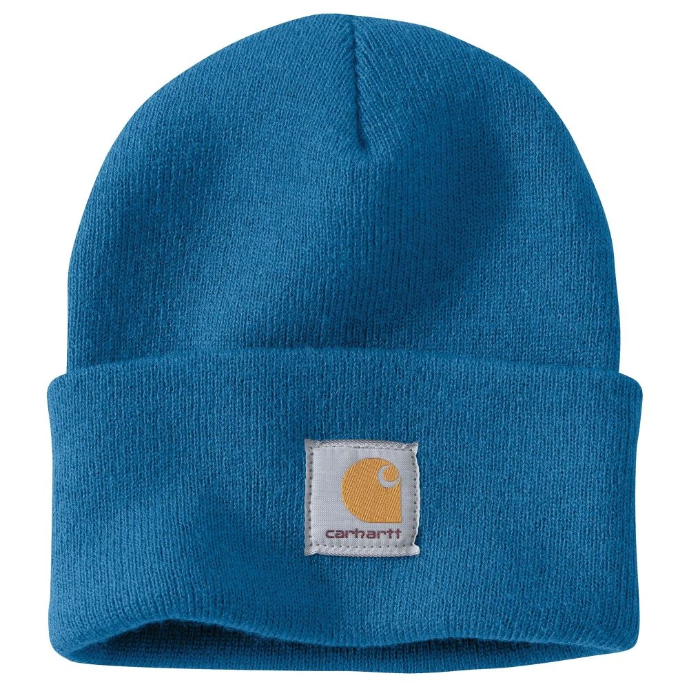 'Carhartt' Acrylic Watch Knit Hat - Marine Blue 'Carhartt' Acrylic Watch Knit Hat - Marine Blue -Outdoor Apparel Shop