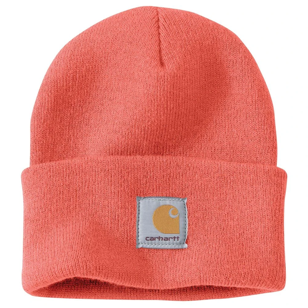 'Carhartt' Acrylic Watch Knit Hat - Electric Coral 'Carhartt' Acrylic Watch Knit Hat - Electric Coral -Outdoor Apparel Shop